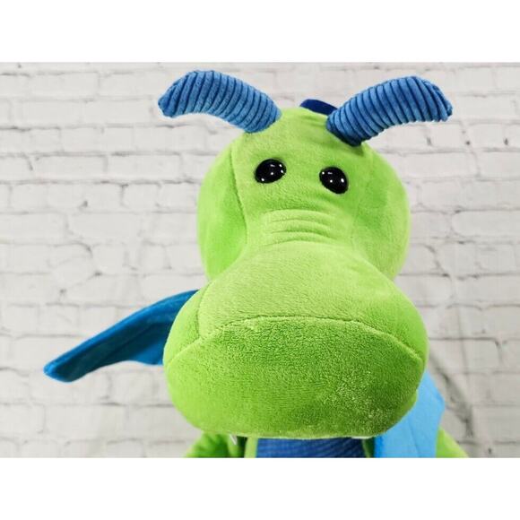 Toys R Us Green Dragon Plush 28" Stuffed Toy Animal Adventure 2013 Retired - Picture 1 of 10